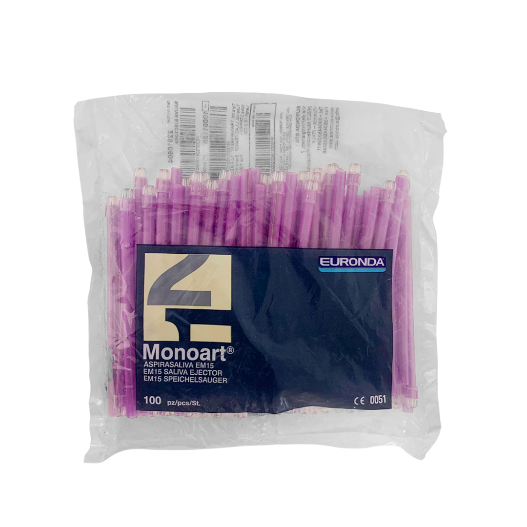 Eyector de Saliva Euronda Bolsa C/100 Pz