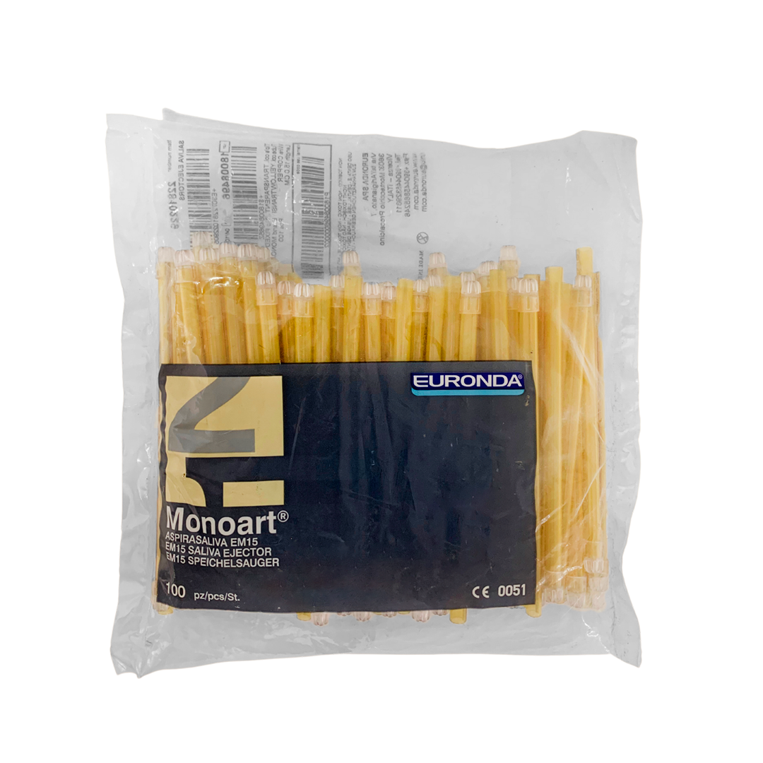 Eyector de Saliva Euronda Bolsa C/100 Pz